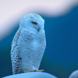 8. Owls are the only birds that can see the color blue.