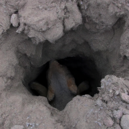 10. A mole can dig a tunnel 100 meters long in just one night.