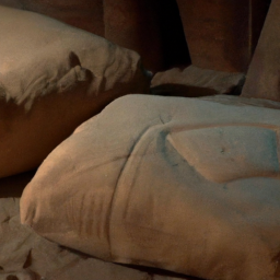 3. The ancient Egyptians slept on pillows made of stone.